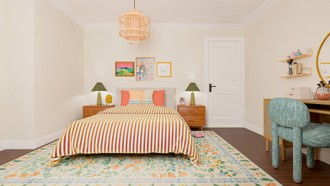 Bohemian, Coastal, Traditional Charm Bedroom by Havenly Interior Designer Mariana