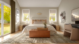 Transitional, Organic Modern Bedroom by Havenly Interior Designer Lilia
