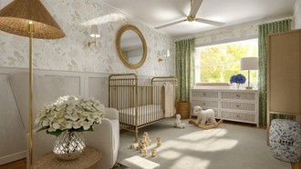 Modern, Classic, Eclectic, Preppy, New Classic, Traditional Charm Nursery by Havenly Interior Designer Lauren