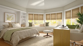 Inspired Modern, Organic Modern Reading Room by Havenly Interior Designer Candida