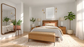 Inspired Modern, Contemporary Luxe Bedroom by Havenly Interior Designer Montserrat