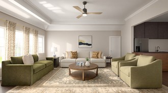 Transitional, Warm Transitional Bedroom by Havenly Interior Designer Paula