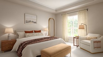 Transitional, Organic Modern, Warm Transitional Living Room by Havenly Interior Designer Paula