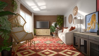 Eclectic Living Room by Havenly Interior Designer Sophia