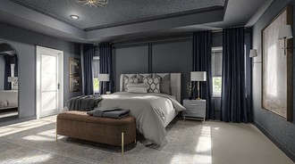 Modern, Contemporary Luxe Bedroom by Havenly Interior Designer Ivanna