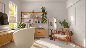 Bohemian Office by Havenly Interior Designer Diego