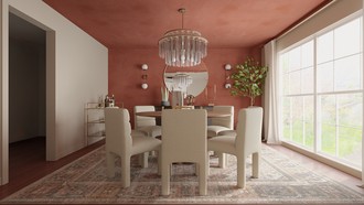 Contemporary, Eclectic, Artful Eclectic Dining Room by Havenly Interior Designer Gabriela