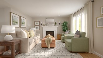 Modern, Classic, Transitional Living Room by Havenly Interior Designer Meagan