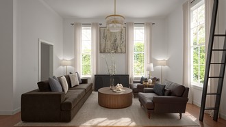 Contemporary, Classic, Glam, Traditional Living Room by Havenly Interior Designer Tania