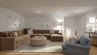 Transitional Living Room by Havenly Interior Designer McKenzie