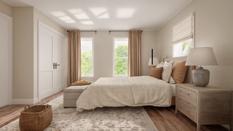 Contemporary, Transitional, Organic Modern Bedroom by Havenly Interior Designer Gabriela