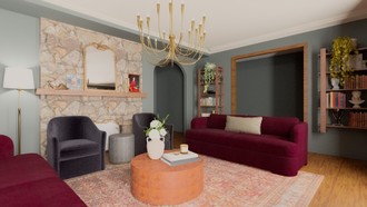 Vintage Living Room by Havenly Interior Designer Mariana