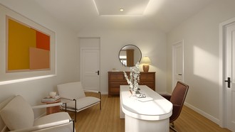 Modern, Eclectic Bedroom by Havenly Interior Designer Courtney