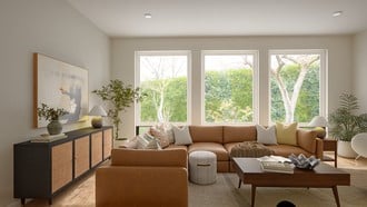 Contemporary, Midcentury Modern Living Room by Havenly Interior Designer Diogo