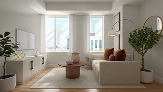 Contemporary Living Room by Havenly Interior Designer Erika
