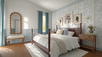 Modern Cottage, Traditional Charm Bedroom by Havenly Interior Designer Candida