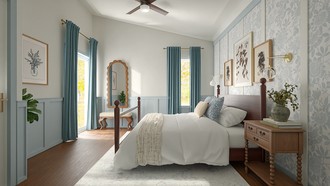 Modern Cottage, Traditional Charm Bedroom by Havenly Interior Designer Candida