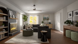 Midcentury Modern Living Room by Havenly Interior Designer Luis