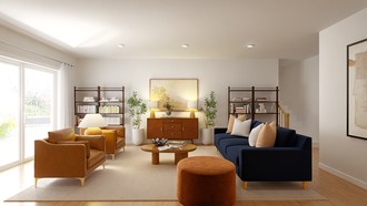 Contemporary Living Room by Havenly Interior Designer Diogo