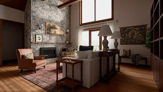 Modern Cottage, Traditional Charm Living Room by Havenly Interior Designer Sofia