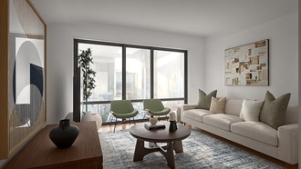 Scandinavian, Midcentury Scandi Living Room by Havenly Interior Designer Diego