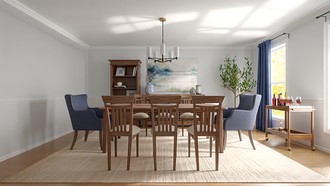 Classic Contemporary Dining Room by Havenly Interior Designer Verónica