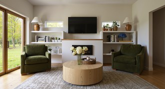 Contemporary, Transitional Living Room by Havenly Interior Designer Sophia