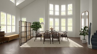 Contemporary Dining Room by Havenly Interior Designer Reem