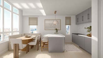 Modern, Scandinavian, Organic Modern, Warm Transitional Dining Room by Havenly Interior Designer Samantha