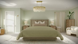 Bohemian, Transitional, Vintage, Global, Midcentury Modern Bedroom by Havenly Interior Designer Rachel