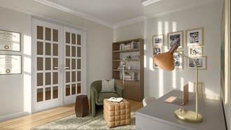 Transitional Office by Havenly Interior Designer Sarah