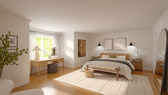 Scandinavian, Organic Modern, Warm Transitional Office by Havenly Interior Designer Andrea