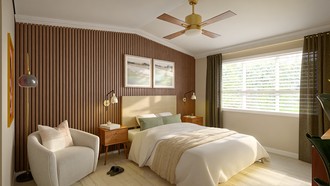 Midcentury Modern Bedroom by Havenly Interior Designer Diogo