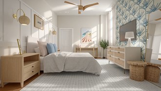 Modern, Coastal Bedroom by Havenly Interior Designer Solongo