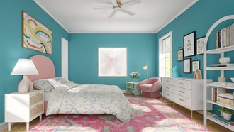 Eclectic Bedroom by Havenly Interior Designer Leah