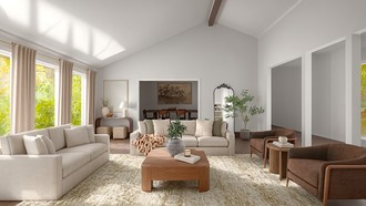 Modern, Farmhouse Living Room by Havenly Interior Designer Sara