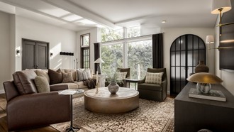 Traditional, Transitional Living Room by Havenly Interior Designer Malena