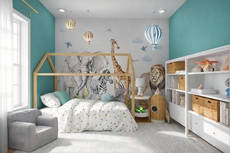 Modern, Eclectic Bedroom by Havenly Interior Designer Shadnaz