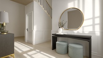 Modern, Glam Entryway by Havenly Interior Designer Christopher