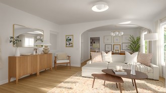 Midcentury Scandi, Organic Modern Living Room by Havenly Interior Designer Karley