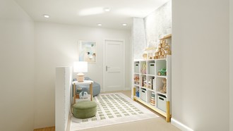 Eclectic, Scandinavian Playroom by Havenly Interior Designer Katerina