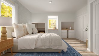 Contemporary Bedroom by Havenly Interior Designer Erika