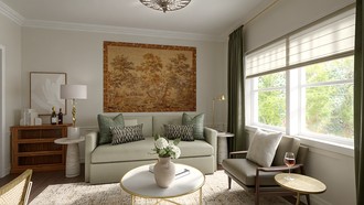 Modern, Classic, Eclectic, Glam, Midcentury Modern Living Room by Havenly Interior Designer Trenton