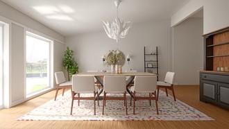 Modern, Classic, Transitional, Midcentury Modern Dining Room by Havenly Interior Designer Christina