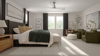Contemporary, Contemporary Luxe Bedroom by Havenly Interior Designer Anny
