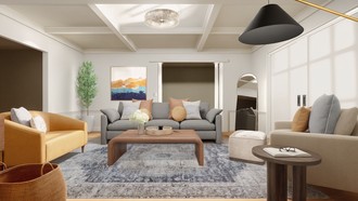 Contemporary, Classic, Transitional Living Room by Havenly Interior Designer Gabriela