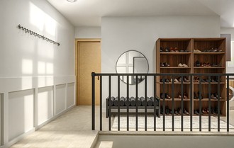 Organic Modern Entryway by Havenly Interior Designer Ivanna