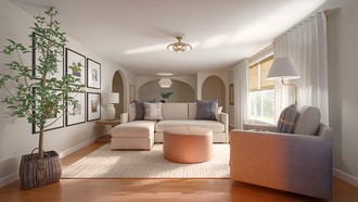 California Cool, Warm Transitional, Classic Coastal, New Classic Living Room by Havenly Interior Designer Sloan