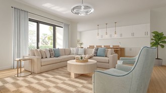 Coastal, Transitional, Inspired Modern New by Havenly Interior Designer Paula