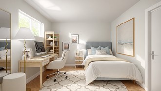 Bohemian, Scandinavian, Organic Modern, California Cool Bedroom by Havenly Interior Designer Shadnaz